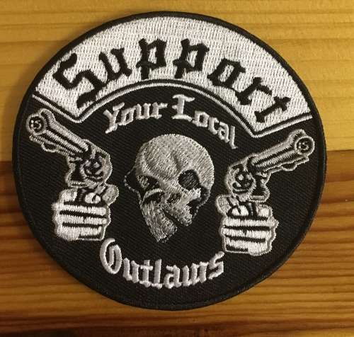 BDG1138 Support Outlaws Badge Patch
