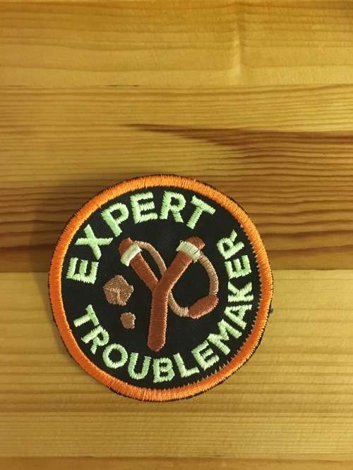 BDG1136 Trouble maker badge patch