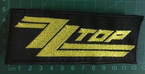 BDG1164  Rock band ZZ top badge patch