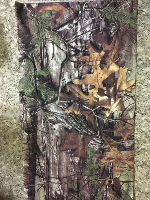 Tube seamless scarf face mask Camo leaves tree buff