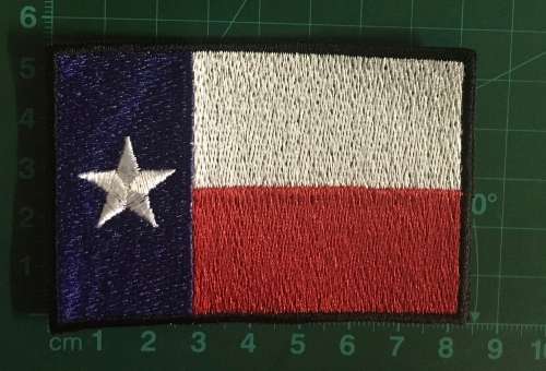 BDG1183 Texas flag patch badge