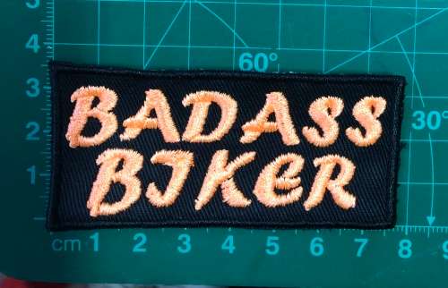 BDG1205 Biker patch Badass biker