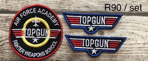 Aviation Top gun patches set 2