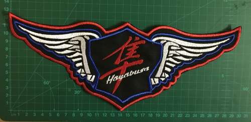 BDG Hayabusa wings badge patch  LARGE 29.5CM X 13CM
