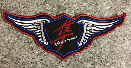 BDG Hayabusa wings badge patch  LARGE 29.5CM X 13CM