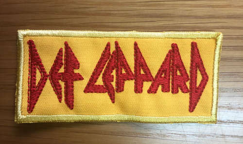 BDG975 ROCK Def Leppard name patch badge