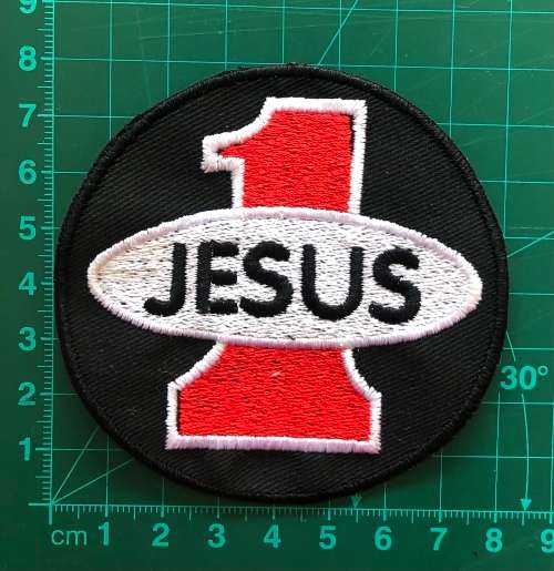 BDG Jesus no 1 badge patch