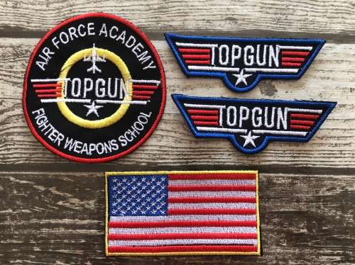 Aviation Top gun patches set 5