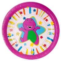 Plates - Original Barney Party Supplies