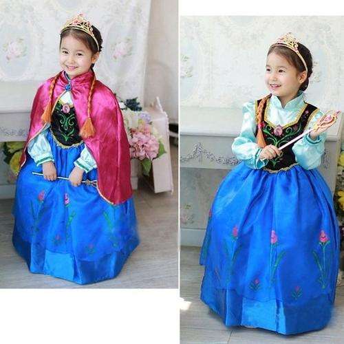 Anna dress AND Cape -  Frozen Dress