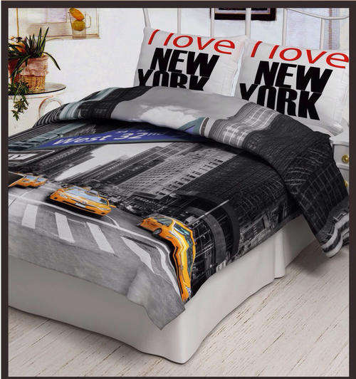 New York Duvet  - 3D Duvet Set