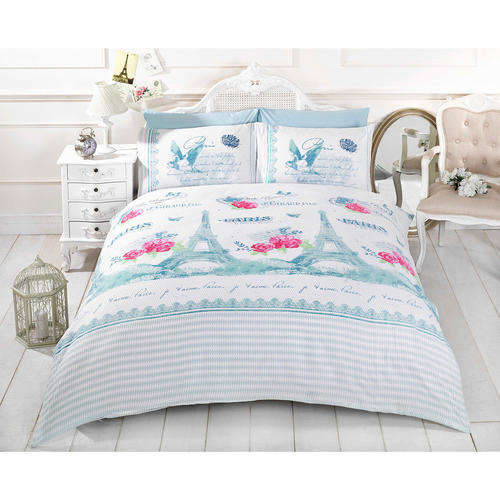 Paris Duvet Set / French Duvet Set - TEAL