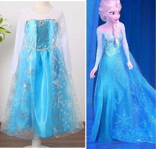 Frozen Elsa "Sparkle"Dress - IN STOCK - Frozen Dress - Size 6-7
