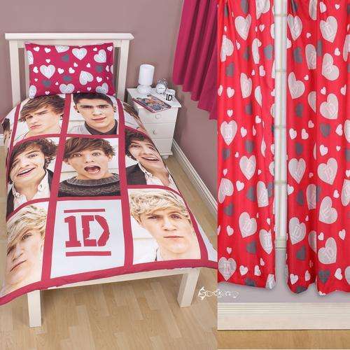 One Direction Duvet AND Curtains - IN STOCK
