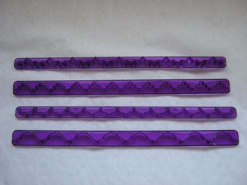 SET OF 4 FLAT FONDANT EMBOSSERS
