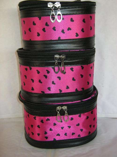 STUNNING  VANITY / COSMETIC BAGS 3 FOR THE PRICE OF 1
