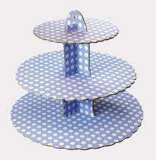 3 TIER CARDBOARD CUP CAKE STAND