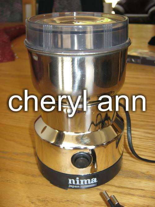 STAINLESS STEEL MINI ELECTRIC COFFEE GRINDER