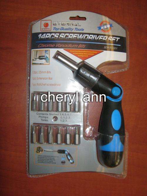 14 PIECE SCREWDRIVER SET