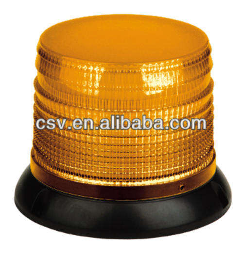 AMBER EMERGENCY SOLAR POWERED LIGHT WITH MAGNETIC BASE