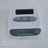 SOLAR POWERED PEDOMETER - STEP COUNTER