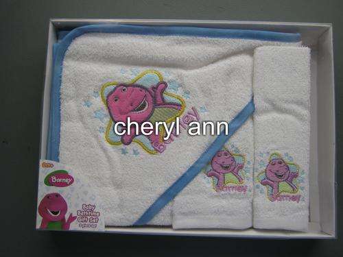 *** ORIGINAL DISNEY *** BARNEY BATH SET