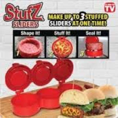 *** NEW STUFZ SLIDERS - MAKES THREE BURGERS AT ONE TIME ****