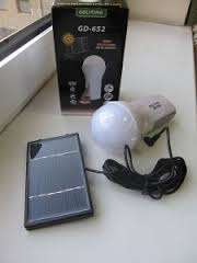 SOLAR RECHARGEABLE SMD LED LAMP - TWO WAYS TO CHARGE SOLAR AND ELECTRICAL