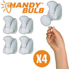 SET OF FOUR HANDY BULBS WITH LED'S