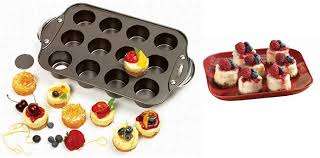 DELUXE 12 MINI CHEESECAKE PAN - NON STICK