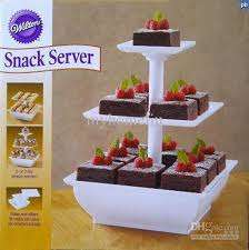 WILTON 2 OR 3 TIER SNACK SERVER