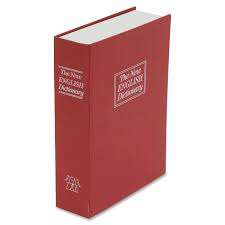 SMALL BOOK SAFE - NOW IN TWO COLOURS