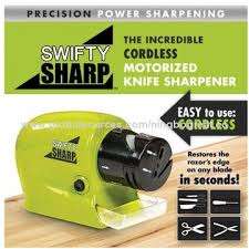 SWIFTY SHARP CORDLESS MOTORIZED KNIFE SHARPENER