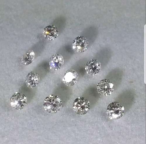 CRAZY DEAL SPARKLY 0.05ct VS-SI 100% NATURAL LOOSE DIAMONDS  +-2.3mm - HIGH QUALITY CALIBRATED