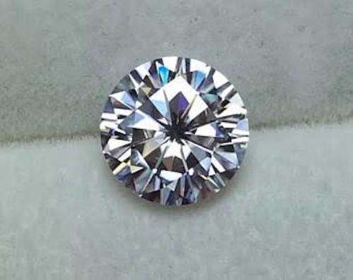 1CT VVS DEF MOISSANITE ROUND BRILLIANT CUT - SUPERB LUSTER