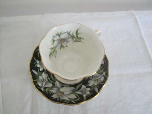 ROYAL ALBERT PROVINCIAL FLOWERS DUO TEA CUP, AND SAUCER