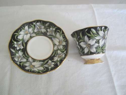 ROYAL ALBERT PROVINCIAL FLOWERS DUO TEA CUP, AND SAUCER