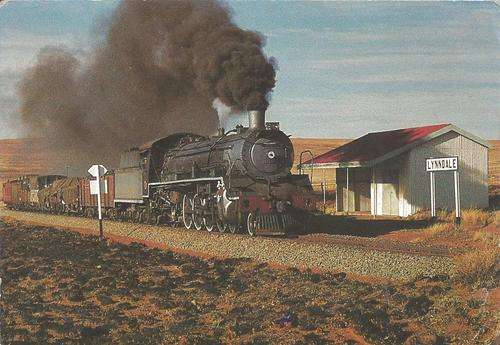 Unused postcard - Class 19D locomotive