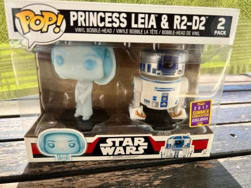 Funko Pop: 2 Pack - Princess Leia and R2-D2 - 2017 Summer Convention Exclusive