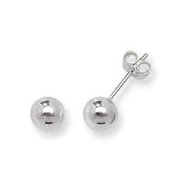 STERLING SILVER .925 5MM  BALL STUDS EARRING**STOCK ON HAND**