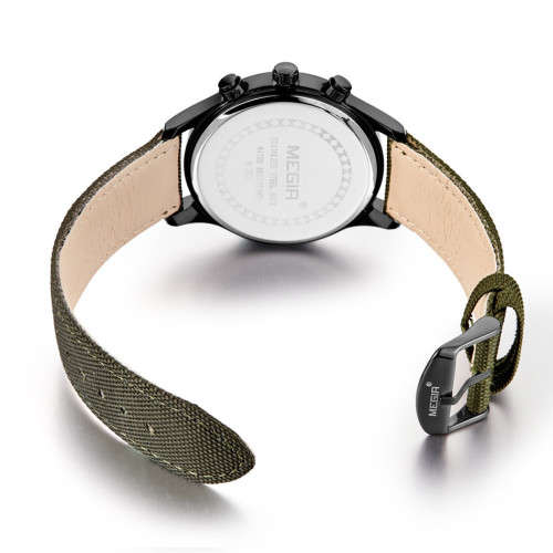 AUTHENTIC QUALITY-MEGIR CHRONOGRAPH IN MEGIR BOX -STUNNING  GREAT LOOKING WATCH