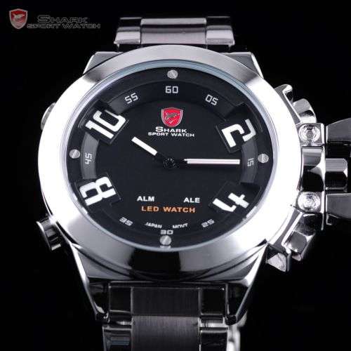 Shark Sport Watch - Analogue and Digital-Authentic - Great sporty watch