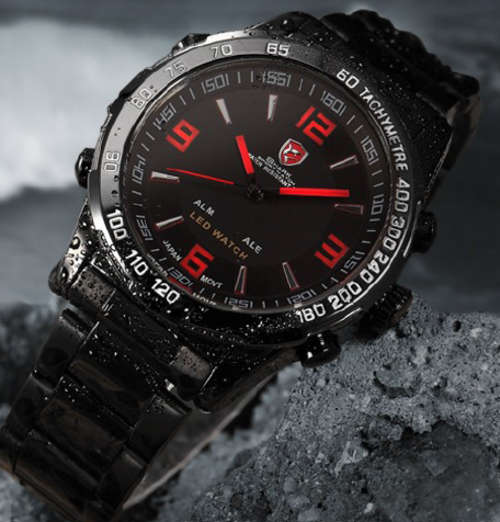 Shark Sport Watch - Analogue and Digital-Authentic - Great sporty watch