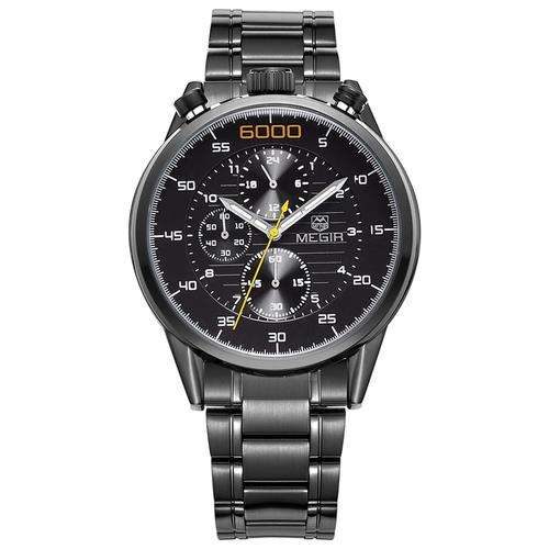 AUTHENTIC QUALITY-MEGIR CHRONOGRAPH IN PRESENTATION TIN -  GREAT LOOKING WATCH