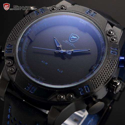 Shark Sport Watch - Analogue and Digital-Authentic - Great sporty watch