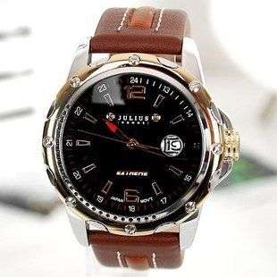JULIUS HOMME IN PRESENTATION TIN-  GREAT LOOKING WATCH