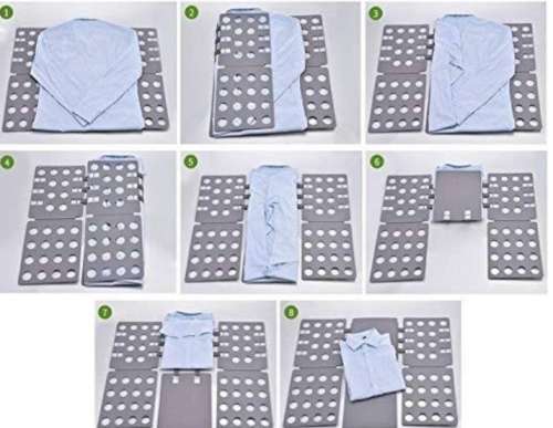 Flip Flop Adults Clothes /T-shirt Folder -Grey