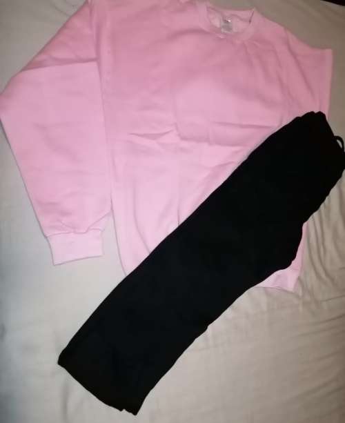 Combo -Pink Sweater+Black Pants (Large)