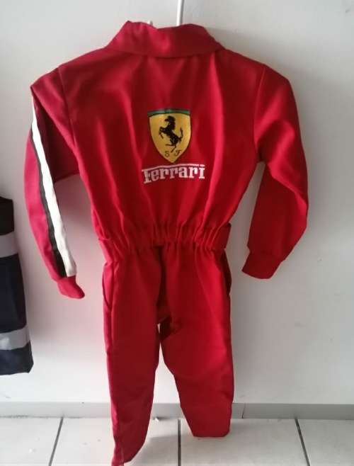 Clearance Sale-Ferrari Polycotton Kids Jumpsuit (All Kids Sizes Available)