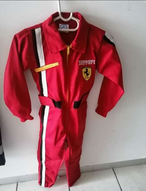 Clearance Sale-Ferrari Polycotton Kids Jumpsuit (All Kids Sizes Available)